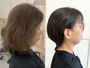 ユウジオザワ(YUJI OZAWA)の写真/完全個室のマンツーマンサロン《YUJI OZAWA》で、周りを気にせずリラックス＊【ショート/髪質改善】