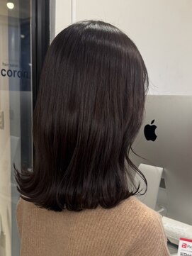 アコロン(acoron) 外はねミディアム×ナチュラルブラウン