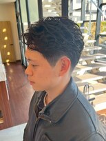 ヘアーアンドエステ ハラダ 滝ノ水店(Hair&Esthe Harada)&nbsp;メンズ/アクティブショート/毛流れパーマ