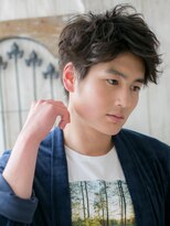 モッズヘアー メン 戸田公園店(mod's hair men) 20代30代無造作かき上げダークアッシュ社会人ショートh戸田公園