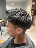 スウェル 柏店(Swell)&nbsp;刈り上げセンターパート/波巻きツイストスパイラル/柏