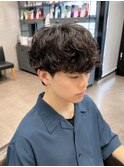 STYLE MENメンズカットダウンバング40%シャドウパーマ藤沢