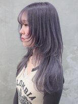 プネル 渋谷(PUNEL)&nbsp;渋谷/ダークグレージュ/ロングウルフ韓国レイヤーケアブリーチ