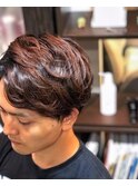 くせ毛を活かすうる艶マッシュレイヤー.Hommehair2nd櫻井
