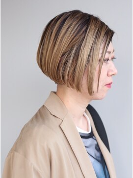 エンクル ヘアサロン(encle hair salon) ハイトーンボブ