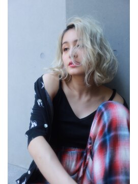 レニーバイエース(LANY by ACE) 【LANY 横浜】 ラフウェーブ×プラチナベージュ