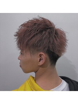 ジゼル(gisele) ピンクベージュアップバング