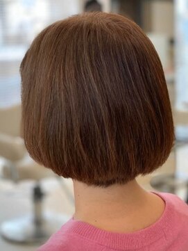 グランシュ 青葉台店(GranCieux) キャラメルブラウン×まるみボブ