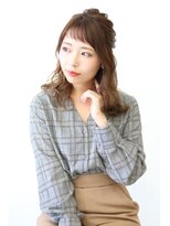 シエル 松山店(CIEL) ウエーブハーフアップアレンジ