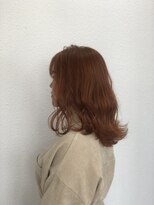 エイト オキナワ 沖縄新都心店(EIGHT okinawa)&nbsp;【EIGHT 沖縄】お客様スタイル_アプリコットオレンジ