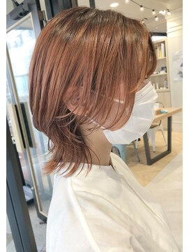 パーク(PAAQ) 【PAAQ田中智大】ウルフカット×オレンジ