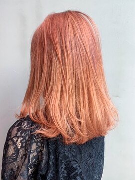 アルバム 銀座(ALBUM GINZA) オレンジミディ_セシルカットココアブラウン_ba297643