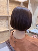 アドラーブル 長岡新保店(adorable)&nbsp;小顔　前下がりボブ  20代30代