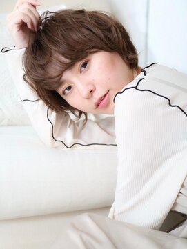 ネオリーブシェリエ 浅草店(Neolive cherie) パーマ風ショートボブ