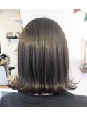 【Miyuki】ぱつっと切りっぱなしボブ×外ハネヘア