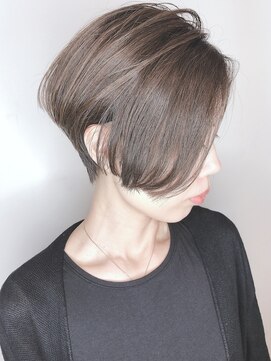 モリオフロムロンドン 原宿本店(morio from London) 【モリオ原宿】くびれショート前髪なし絶壁解消ハンサムショート