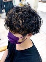 デザイナーズ ファクトリー(Designer's Factory)&nbsp;メンズ スパイラルパーマ ツーブロックカット