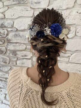 ヘアー ルセロ アット プリム(hair lucero @ prim) 編みおろしヘア