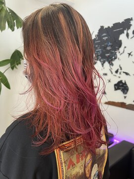 ディーヘアーデザイン(d.HAIR DESIGN) ピンクグラデーション☆