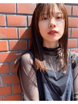 オーシャン(Ocean) ［OCEAN Hair&Life 水田成美］艶感◎ことりベージュカラー