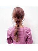 インスタ【sosohase】上品編みおろしアレンジ/イルミナカラー