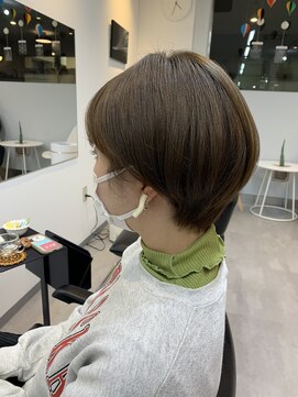 アコール 三軒茶屋(acoord) ハンサムショート／オリーブブラウン［三軒茶屋／髪質改善］