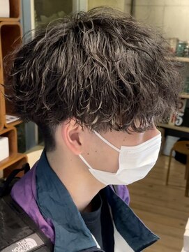 グッドタイムエフティフィフス 横浜西口(GoodTimes ft.fifth) 波巻きスパイラルパーマメンズマッシュツイストスパイラルパーマ