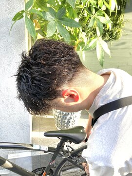 マーシュ(marshu) 【Men's style】簡単セット×パーマスタイル