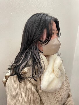 パドル(Paddle) インナーカラー/イヤリングカラー/シルバー/ホワイト