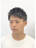 メンズツーブロックショート