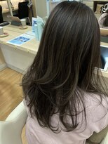 アメイジングヘアー 中沢店(AMAZING HAIR)&nbsp;コテ巻き×ハイライト/くすみカラー/白髪染め/白髪ぼかし/抜け感