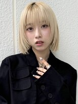 アール 横浜(R) MOMO【ストレートボブ×顔まわりレイヤー】