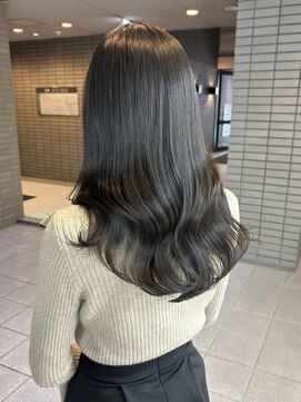 ガーランド(Girland) 【girland】艶感ダークグレージュ/韓国風/レイヤー