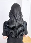 顔周りレイヤーくびれヘア美髪韓国ヘア_ba538191