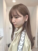 ミーム 原宿 表参道(meme)&nbsp;☆ハイトーンブリーチミルクティーカラーホワイトベージュカラー