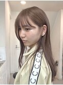 ☆ハイトーンブリーチミルクティーカラーホワイトベージュカラー