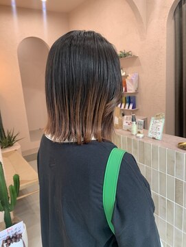 トリコ 柏(tricot) ミディアムボブ顔周りレイヤー