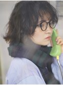 外国人風くせ毛パーマ×大人のミディアム　　３０代４０代５０代