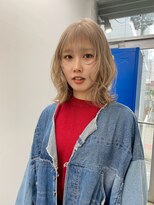 ロペ(ROPE.)&nbsp;くびれミディアムレイヤー×ミルクティーベージュ