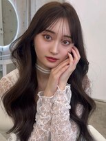 コート 表参道(Cote)&nbsp;韓国ヘア 2wayバング 顔まわりカットNo.1 レイヤー グレージュ