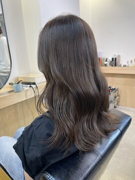 ニコフクオカヘアーメイク(NIKO Fukuoka Hair Make) 福岡天神/赤み消しカラー/オリーブ/透明感グレージュ/20代30代