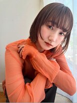トリッカ 銀座(tricca)&nbsp;顔周りカット/似合わせカット/ブラウンカラー