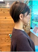 ハイライト 白髪ぼかし 大人ボブ 顔周りレイヤー 30代