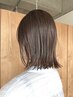 【外国人風の透明感&ツヤ感♪】透明感/艶感カラー+カット￥10800
