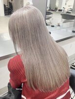 ラック 表参道(LUCK) ミルクティーベージュのロングストレート