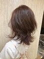 ビグディーサロン(BIGOUDI salon koshien) ウルフっぽいスタイルも巻き方次第で少しの段で出来るかも