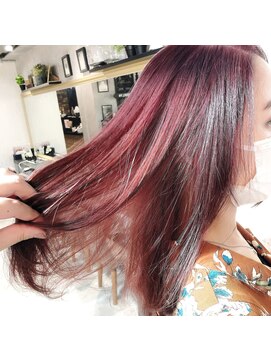 ロンド ルージュ 銀座店(Lond rouge) ブリーチ一回　カシスピンク