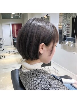 バズ ヘアーメイク(buzz Hair make) 【KANAME】ミニボブ＆透明感アッシュグレージュ