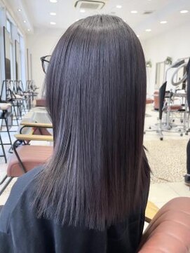 クアトログランシュ ひたちなか店(QUATRO×GranCieux) 1ブリーチ×ラベンダーアッシュ