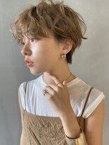 パーク(PARK)&nbsp;【PARK】シアーベージュ×ニュアンスマッシュ